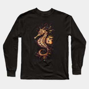 Cute Seahorse Long Sleeve T-Shirt